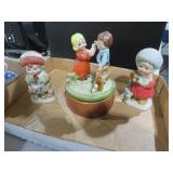 COLL. VTG CHILDRENS MUSIC BOX & FIGURINES