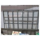 ANTIQUE LEADED GLASS WINDOW