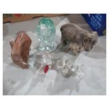 COLLECTION CERAMIC & GLASS ELEPHANTS