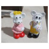 VINTAGE PAIR OF MICKEY & MINNIE MOUSE
