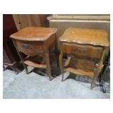 (2) 1 DR FRENCH PROVINCIAL STYLE NIGHTSTANDS