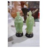 VINTAGE CHINESE JADE FIGURINES