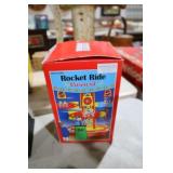 VINTAGE ROCKET RIDE CAROUSEL ORIG BOX