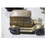 BRASS MODEL T VINTAGE MONEY BANK