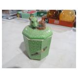 VTG CERAMIC DOG HEAD HUMIDOR - JAPAN