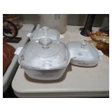 CORNINGWARE BLUE CORNFLOWER CASSEROLE DISHES