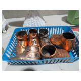 COLLECTION COPPER COLOR BABY SHOES