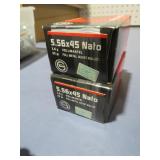 (2) BOXES OF 50 COUNT 5.56X45 AMMO