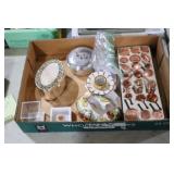 MINI COPPER KITCHEN ITEMS, CANDLEHOLDER, MISC