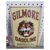 METAL GILMORE GASOLINE ADV. SIGN