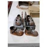 DECORATIVE BABY SHOES & BOOKENDS