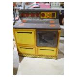 VINTAGE WOLVERINE SUNNY SUZY TIN LITHO TOY STOVE