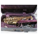 SELMER SAXOPHONE & EBO-TONE CLARINET - AS IS
