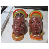 PAIR OF AFRICAN TRIBAL  WALL HANGINGS