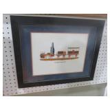 FRAMED BEST FRIEND OF CHARLESTON 1830 TRAIN PRINT