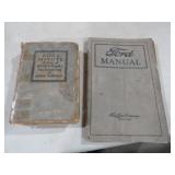 VINTAGE BOOKS FORD MANUAL & GODS MINUTES