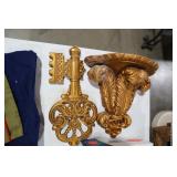 PAIR ROCOCO STYLE WALL DECOR