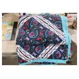 MULTI COLOR PAISLEY THROW