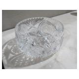 BOHEMIAN CZECH CUT CRYSTAL BOWL