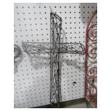 METAL HANDMADE METAL & WIRE CROSS