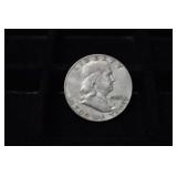 1963 D FRANKLIN HALF DOLLAR 90%
