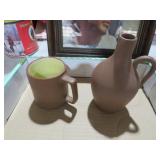 PIGEON FORGE POTTERY MUG & JUG