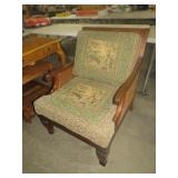 AFRICAN SAFARI MOTIF ARM CHAIR