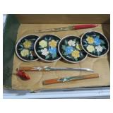 COLL. VTG METAL COASTERS, SM SWORD & VTG PEN