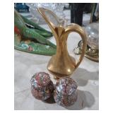 VTG CERAMIC PITCHER & S/ P SHAKERS