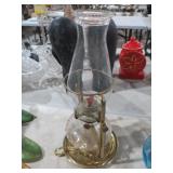 VTG BRASS OIL LAMP W/ SWING BASE