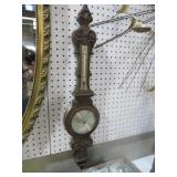 WALL HANGING BAROMETER & RAIN GAUGE