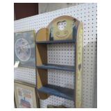 WOOD HANDAPAINTED AMISH SHELF