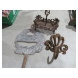 METAL/IRON WALL HOOK, S/P TRAY , ALUMINUMGARDEN SI