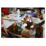 NICE PORCELAIN HAND PAINTED DOVE & EAGLE