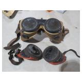 PAIR WELDING STEMPUNK GOGGLES