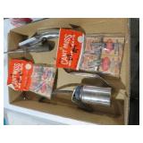 COLLECTION OF OIL CAN , SPOUT & MOUSE TRAPS