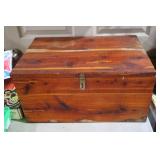 NICE SMALL ANTIQUE CEDAR CHEST