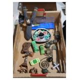 TINS, SLINGSHOT, MARBLES, MISC