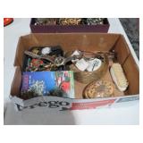 COLL. ESTATE JEWELRY, WATCHES , TRINKET BOX & MISC