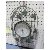 METAL BIRDCAGE INGRAHAM CLOCK