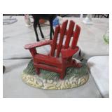 CAST IRON BEACH CHAIR DOOR STOP