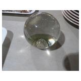 BOB ST. CLAIR GLASS BALL PAPERWEIGHT