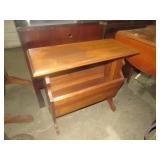 CHERRY FINISH MAGAZINE TABLE