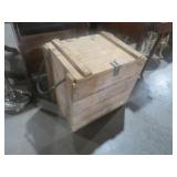 SIGNAL FLARE WOOD STORAGE BOX