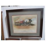 FRAMED GENERAL TRAIN PICTURE