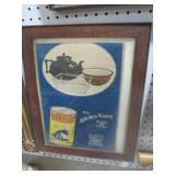 FRAMED OLD DUTCH CLEANSER ADV. POSTER