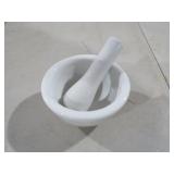 PORCELAIN MORTAR& PESTLE