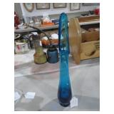 VIKING BLUE SWUNG VASE