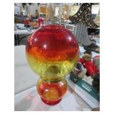 VTG AMBERINA EAGLE OIL LAMP