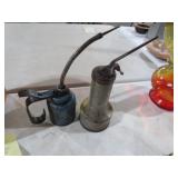 (2) VINTAGE OIL CANS